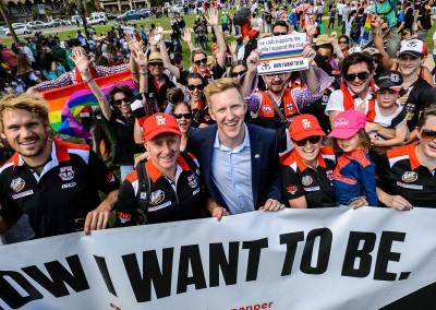 jason ball AFL pride march